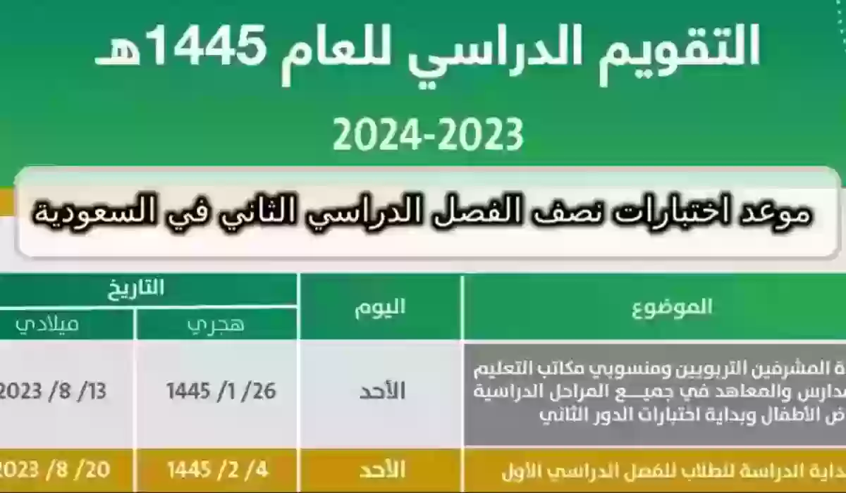 وزارة التعليم توضح.. جدول الاختبارات النهائية الترم الثاني 1445 بعد التعديل في السعودية